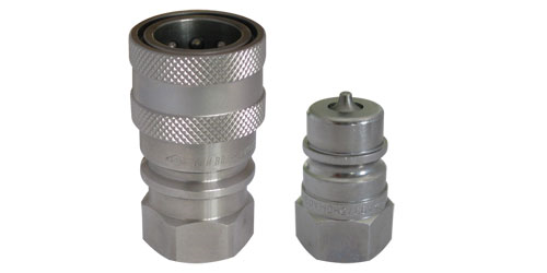 HYDRAULIC COUPLER (EUROPEAN STANDARD) (STAINLESS STEEL 420)